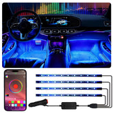 Hrvzdvw footwell lighting dash strip enhances interior ambience and visibility