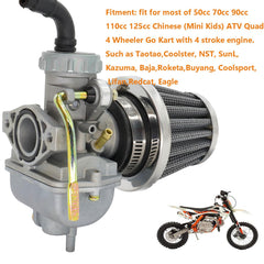 HSXWJ PZ20 carburetor kit gaskets and O-rings for leak-free seals