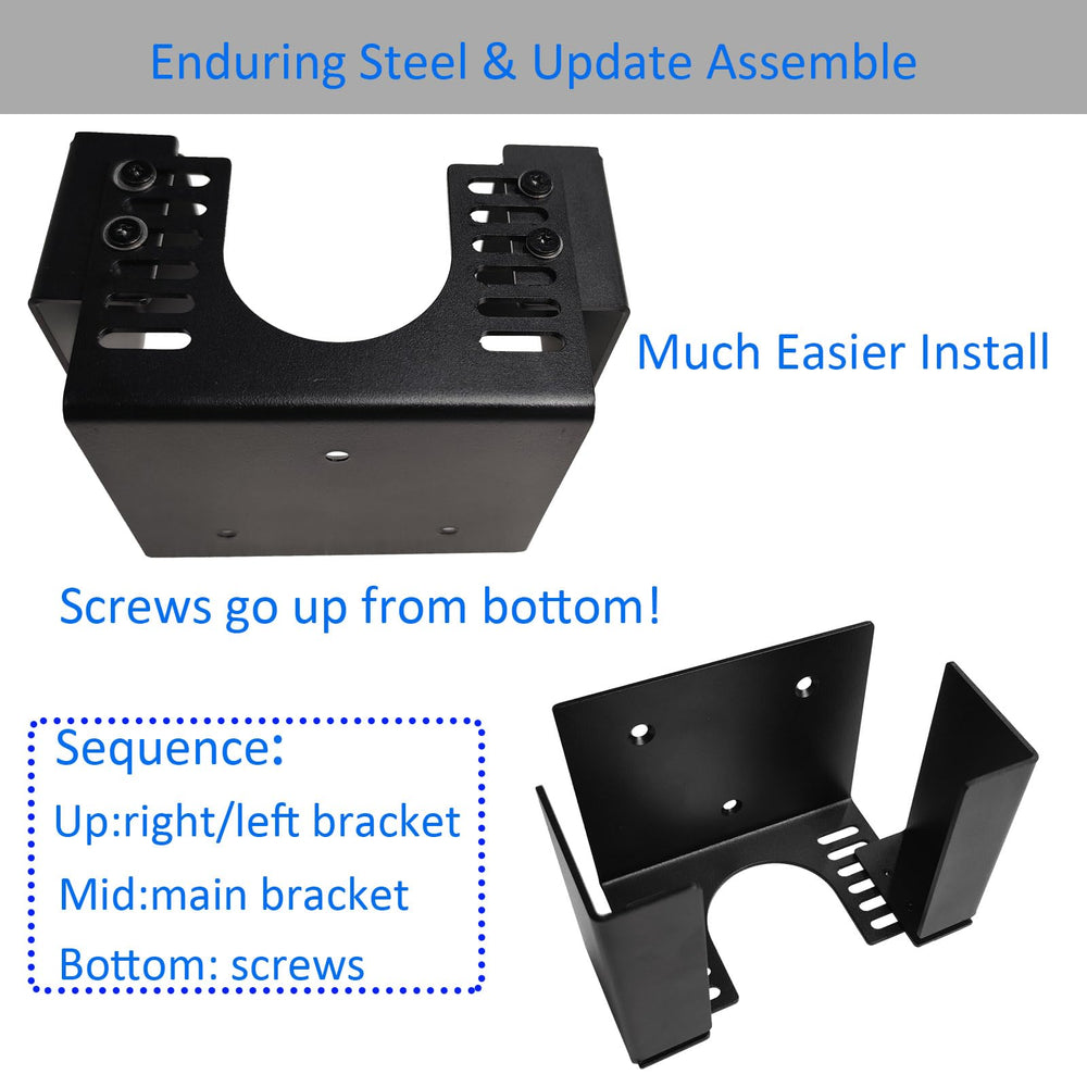 HTLAKIKJ EV charger holder includes mounting hardware for quick setup