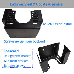 HTLAKIKJ EV charger holder includes mounting hardware for quick setup