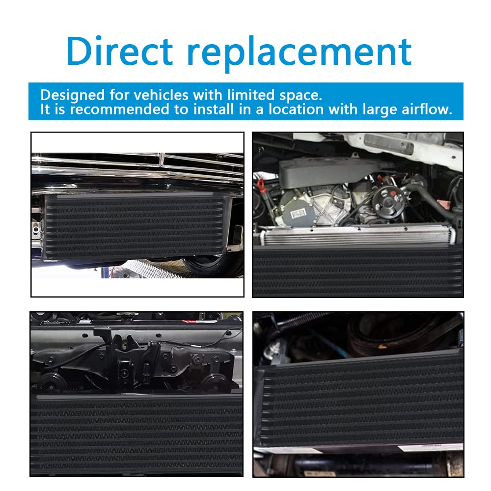 HTRACING aluminum oil cooler condenser offers lightweight durability