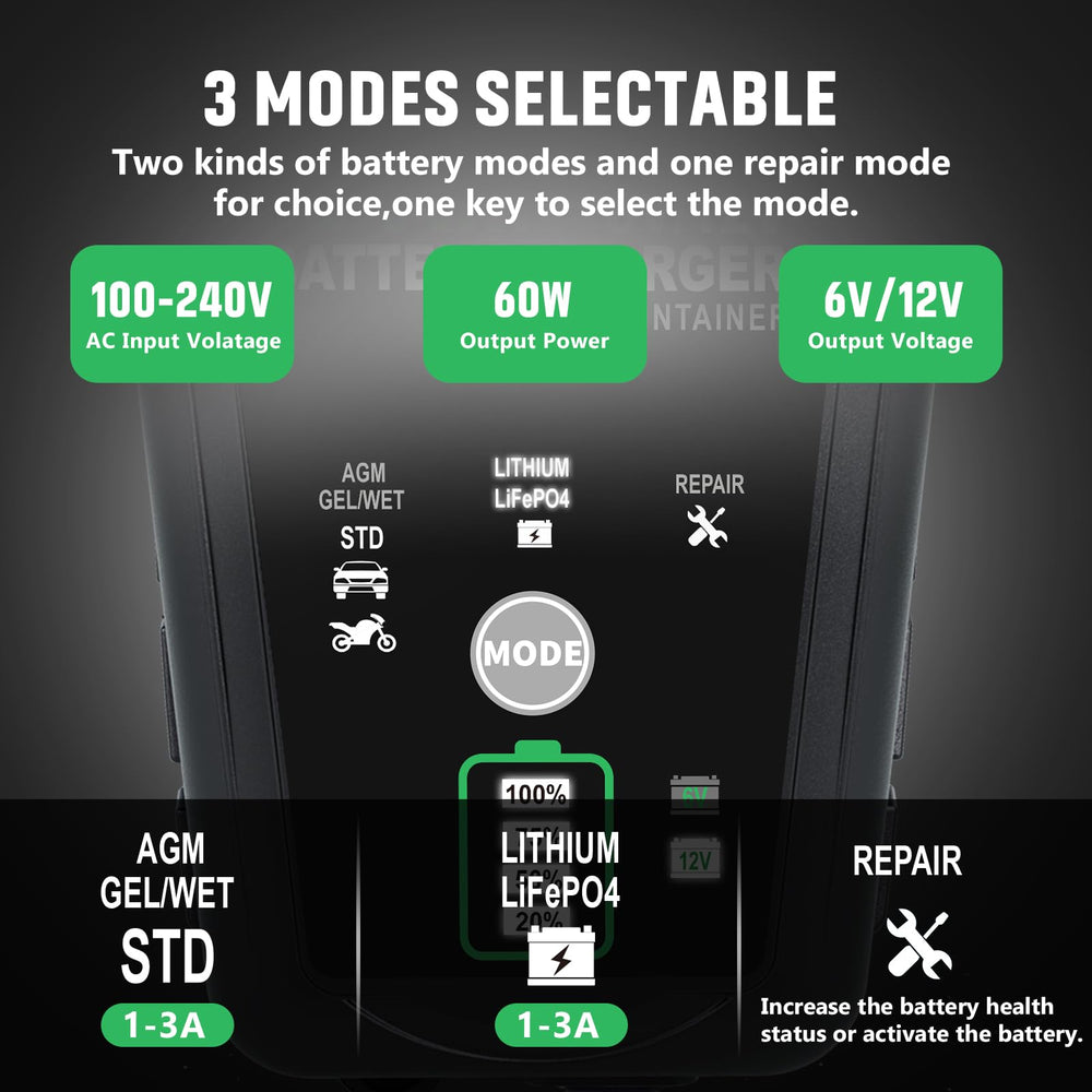 HTRC 3-Amp Charger desulfator in action helps revive aging batteries