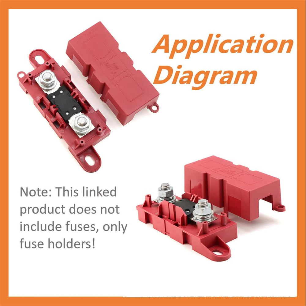 HUAREW AMG MEGA fuse holder made from durable materials for high-temp environments