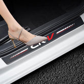 HUIANTS CR-V door sill protector front-left guards against scuffs and adds a sleek look.