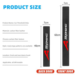 HUIANTS door sill protector fits RLX/MDX/ZDX/TLX/RDX for scuff resistance.