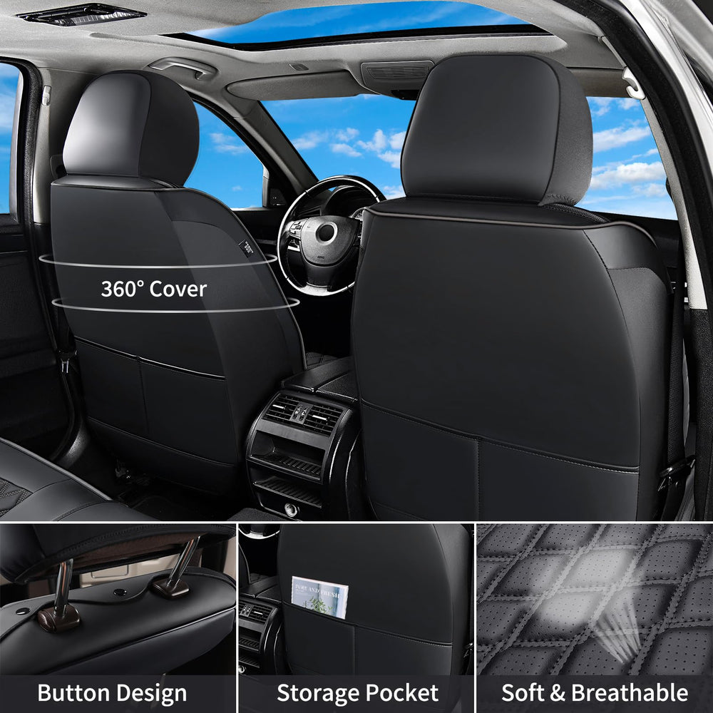 Huidasource Ford seat covers rear 60/40 backrest: guards against dirt and pet hair.