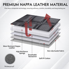 Huidasource Tacoma full set closeup reveals premium material and stitching.