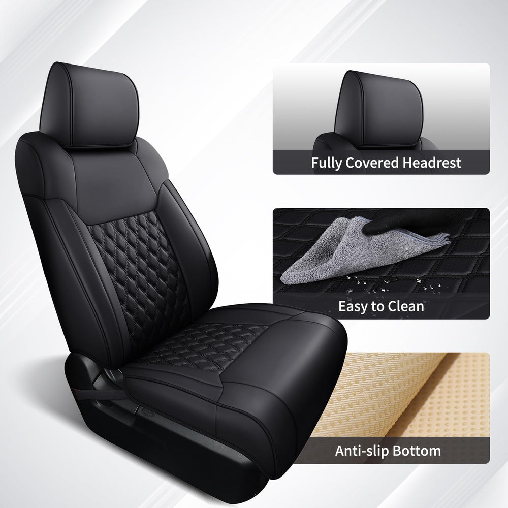 Huidasource Tacoma headrests set highlights plush padding and secure fit.