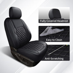 Huidasource Wrangler JK rear 40% bottom cover guards against scuffs and spills.
