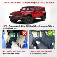 Huidasource Wrangler JL seat-pocket storage feature for convenient organization.