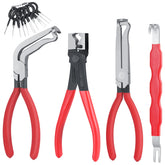 Huiguli 4-piece disconnect pliers kit for quick automotive electrical repairs.