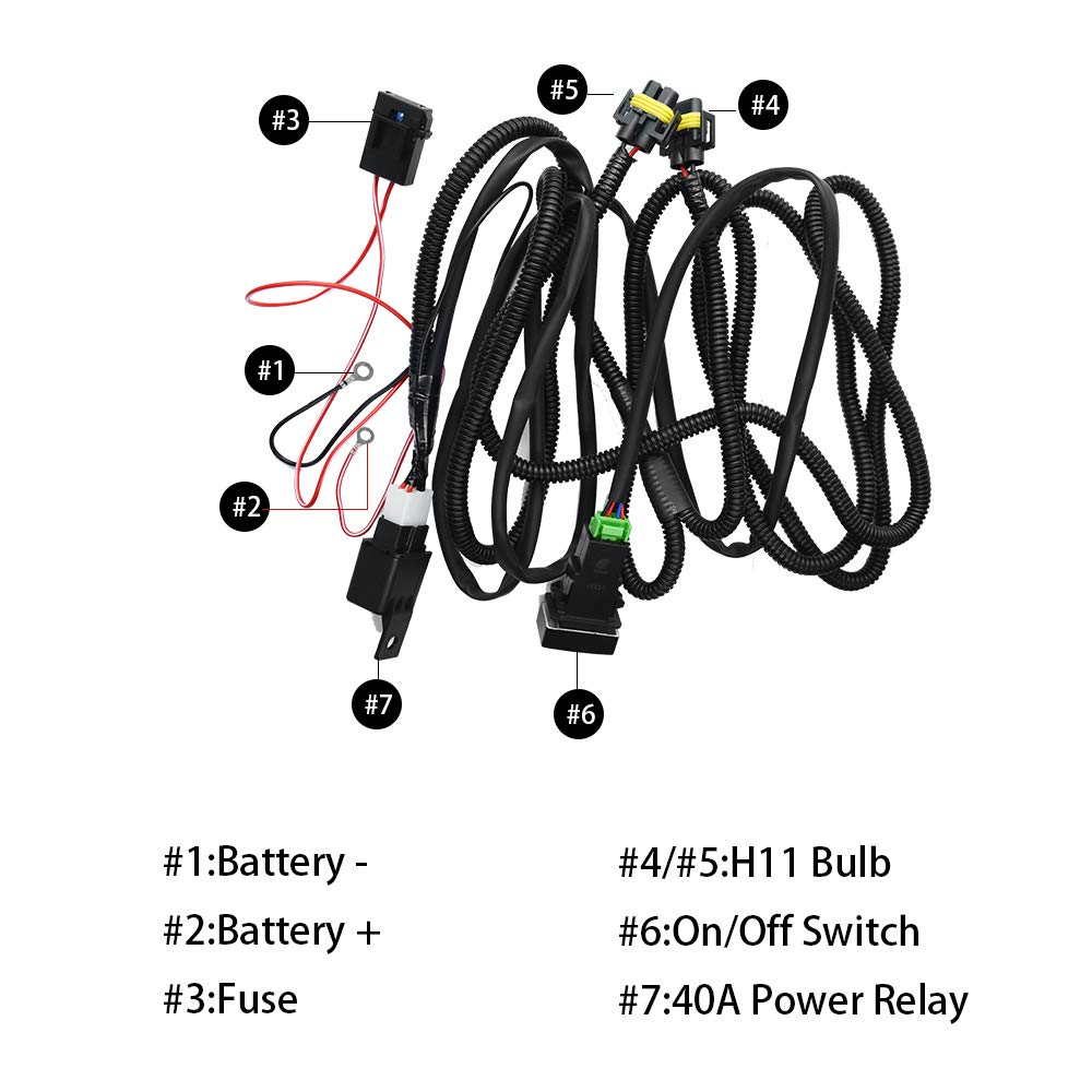 HUIQIAODS 40A relay module powers multiple lights safely