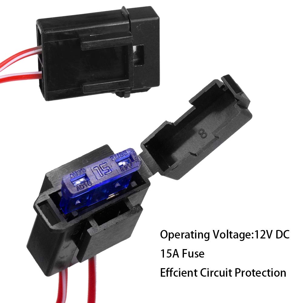 HUIQIAODS fog-light wiring assembly ready for installation