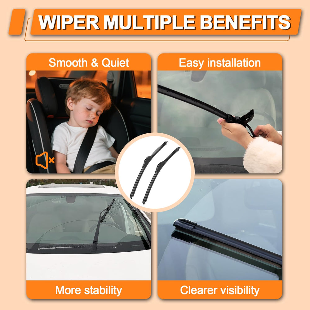 HULADAED all-weather wipers ensure reliable visibility across seasons
