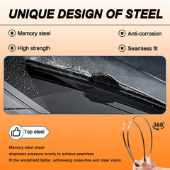 HULADAED wiper spoiler design reduces lift during high speed driving