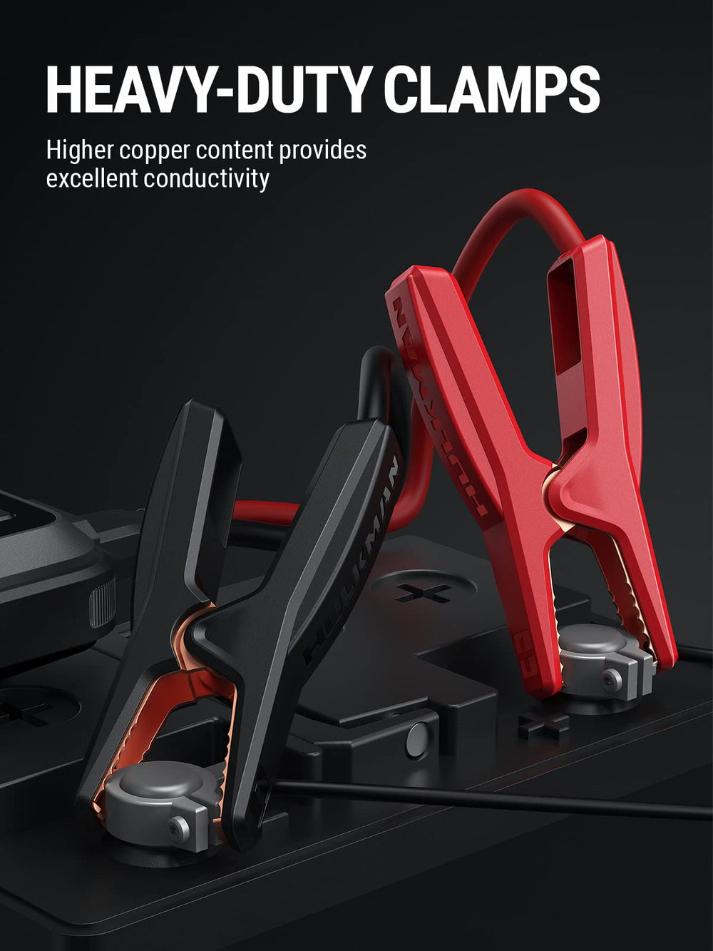 Hulkman Alpha booster clamps durable, smoke-free housing withstands heavy use.