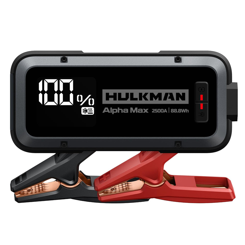 Hulkman Alpha Max Space Gray front view shows rugged build for cold-start readiness