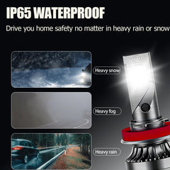 HUOKEDS aluminum shell and IP65 rating resist weather exposure.
