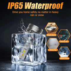 Aluminum shell provides durability and efficient heat dissipation.