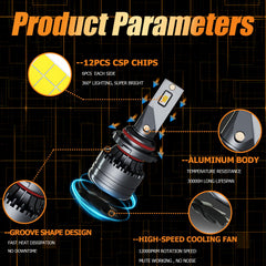 Lifespan over 50,000 hours with heat-dissipation design.