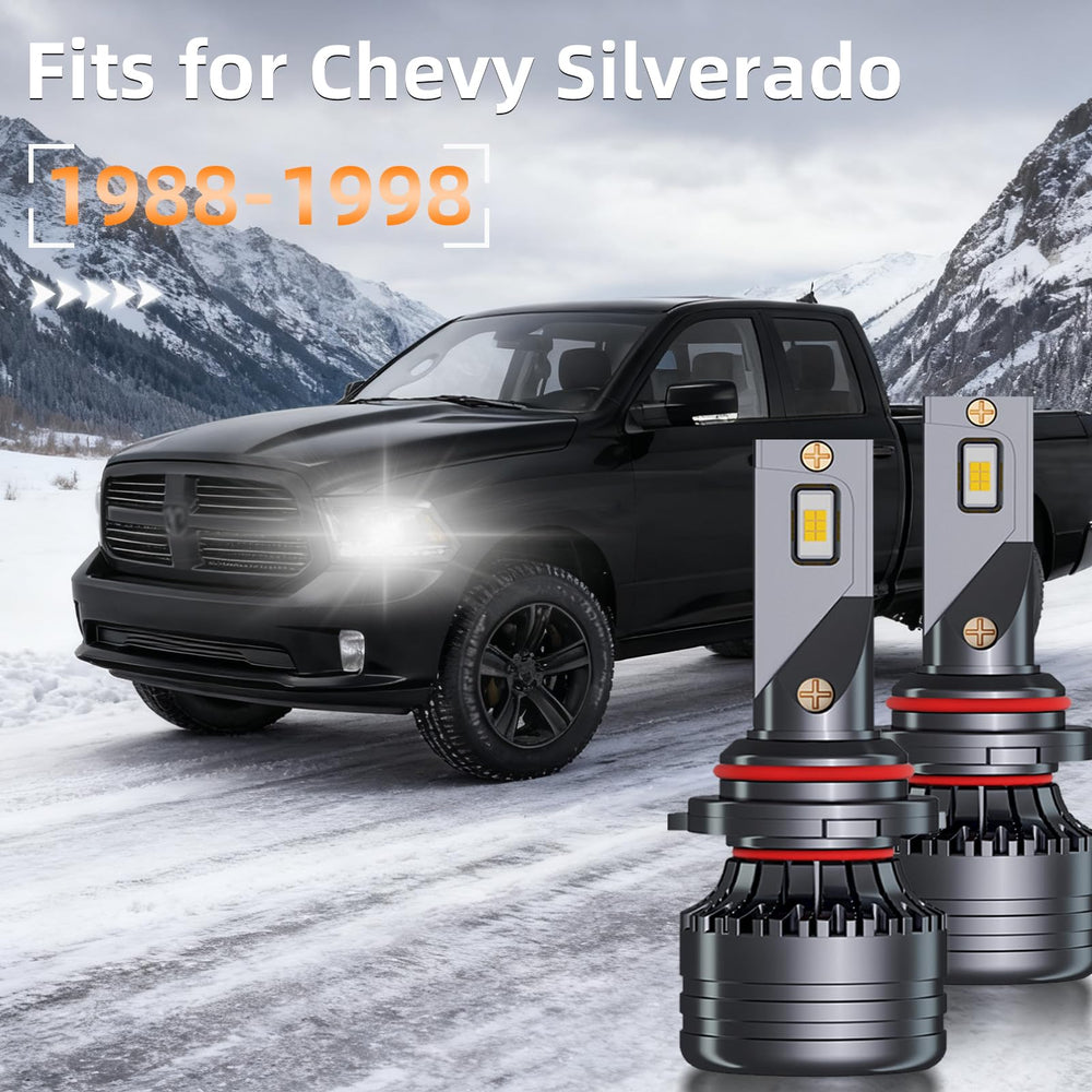 HUOKEDS Silverado hi/lo multi-beam beam pattern for even illumination.