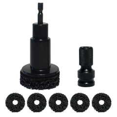 Huoter hub cleaning kit with large fly interface for universal 1/2 inch tools