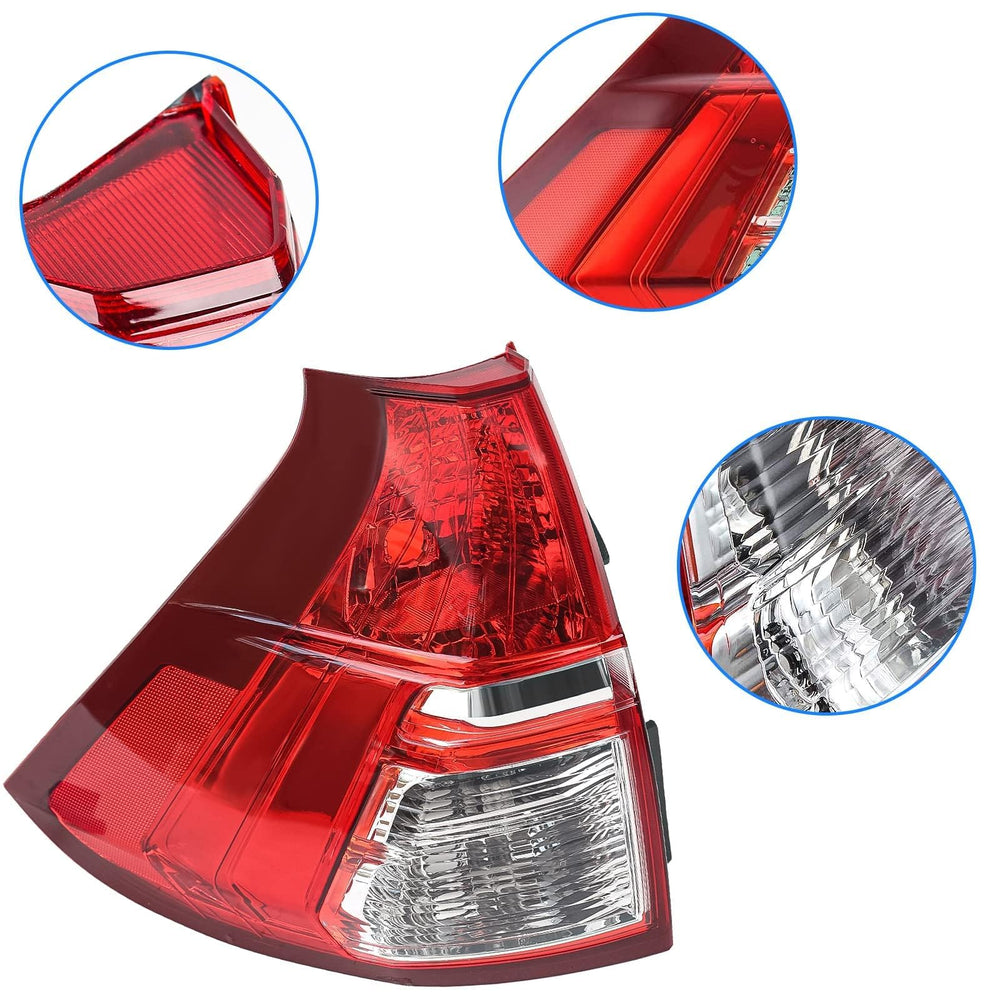 Huray CR-V tail brake lamp with red lens demonstrates durable construction and bright signaling