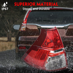 Huray CR-V tail light OE-style fit matches 33500-T1W-A01 for seamless integration