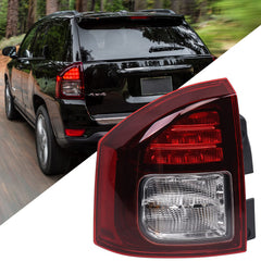 Huray left tail light for Jeep Compass driver side improves nighttime visibility