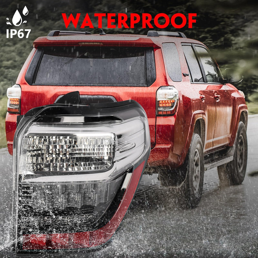 Huray high-transparency lens delivers clearer illumination for trails.