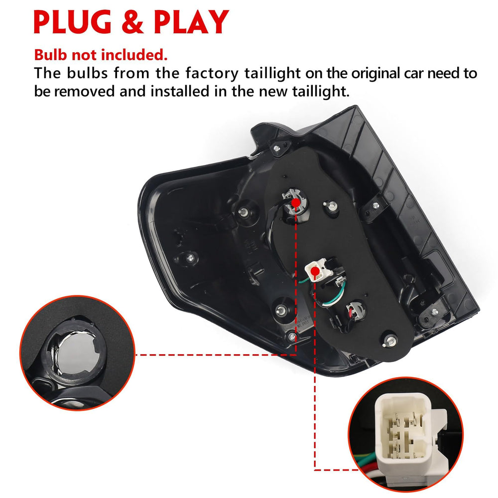 Huray tail light with bright lens enhances signaling on dark roads.