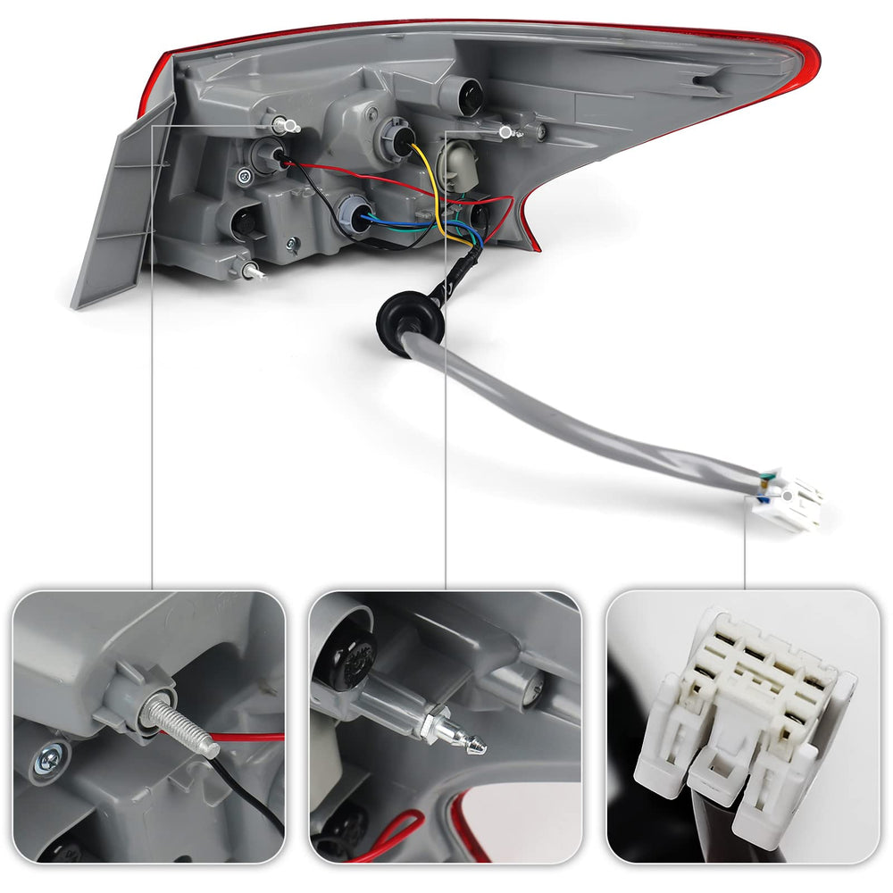 Huray clear-and-red lens design improves signal clarity.