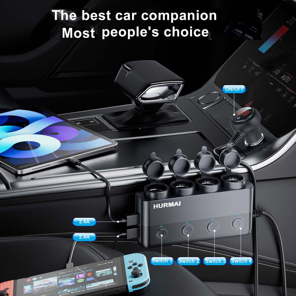Hurmai dual fuse protection helps prevent short circuits and battery damage.