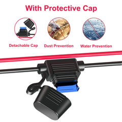 HURMAI durable cigarette lighter socket assembly for long-term reliability.