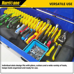 Hurricane expandable setup demonstrates modular organization in action.