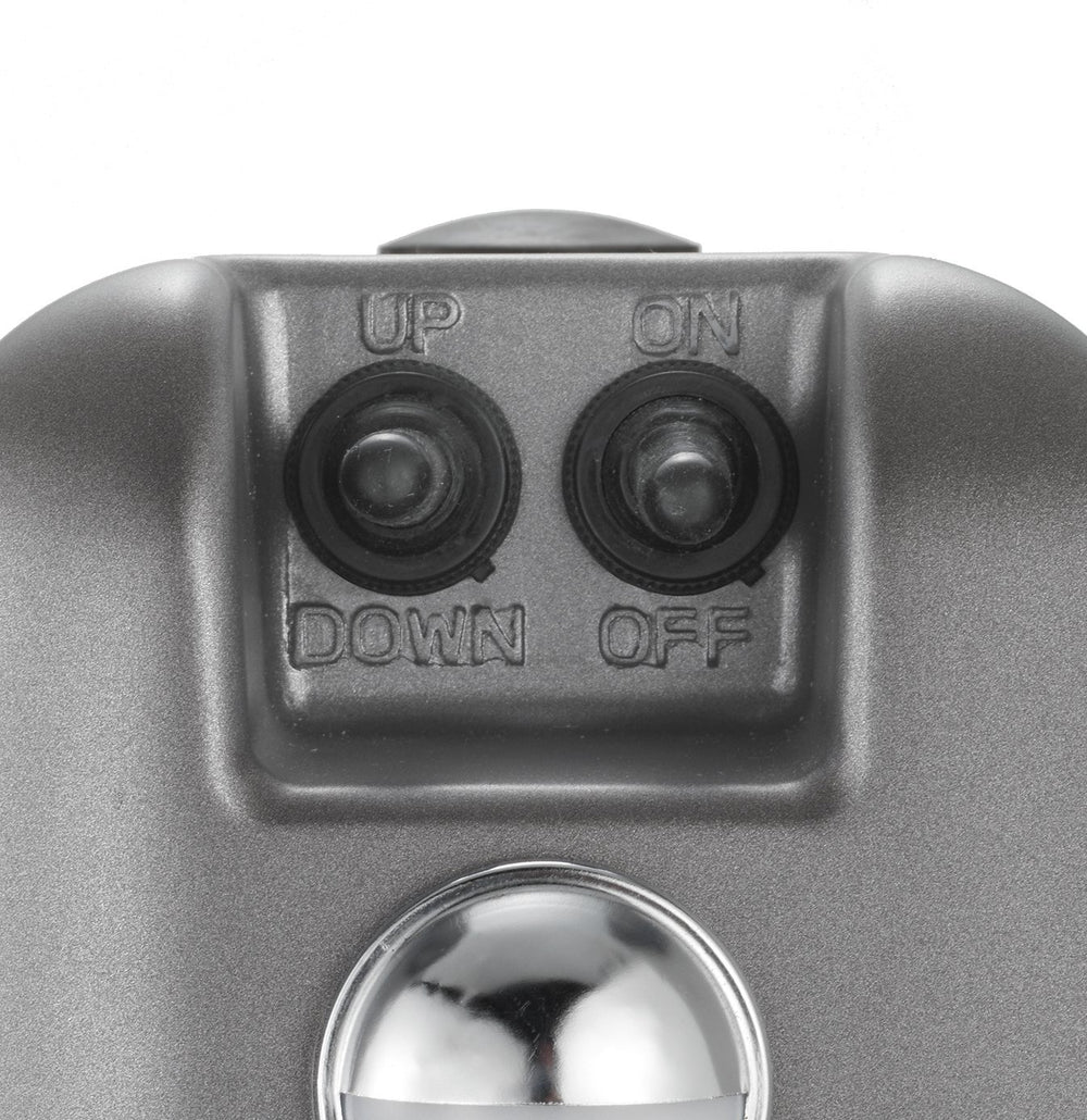 Husky HB4500 Brute power jack compatible with all A-frame couplers for versatility.