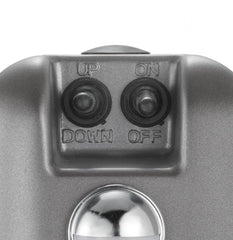 Husky HB4500 Brute power jack compatible with all A-frame couplers for versatility.