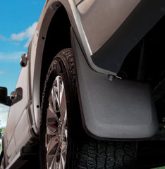 Husky Liners mud guards installation is easy with quick screws.