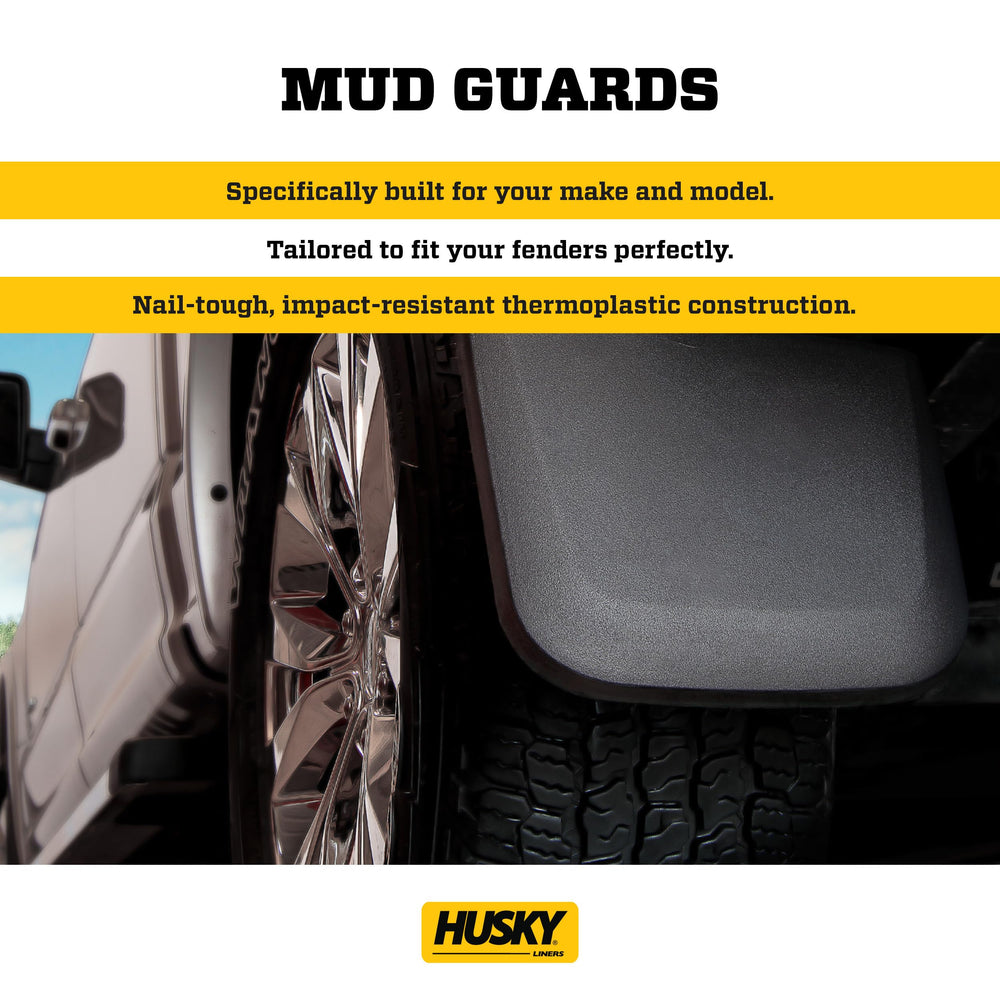 Husky Shield Film protection visible on mud guards