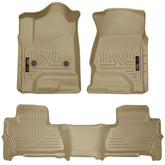 Husky Liners WeatherBeater driver front mat shows precise laser-fit for Tahoe.