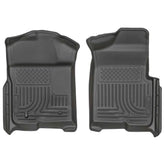 WeatherBeater front row mat for Ford F-150 by Husky Liners protects carpet from dirt and spills.