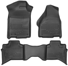 Husky Liners WeatherBeater front floor liner for Ram 1500 Quad Cab with laser-tight fit