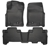 Husky Liners WeatherBeater front mats with precise fit protecting cabin floors.