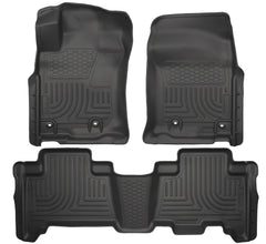 Husky Liners WeatherBeater front mats with precise fit protecting cabin floors.