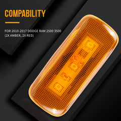 HUSUKU amber front-right LED marker improves signaling for Dodge Ram