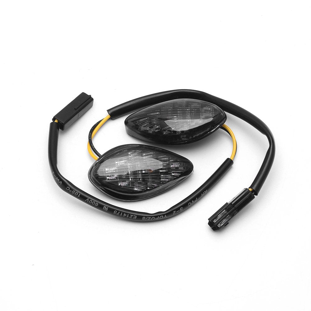 HUSUKU LED turn signal detail highlighting brightness and smoke lens