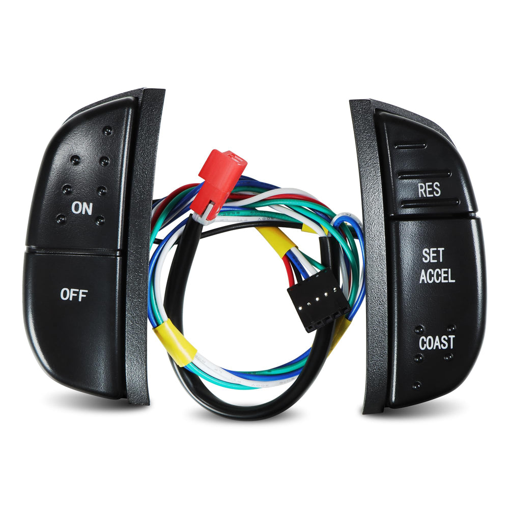 HUSUKU steering wheel cruise control buttons front view for Ford trucks, easy upgrade.