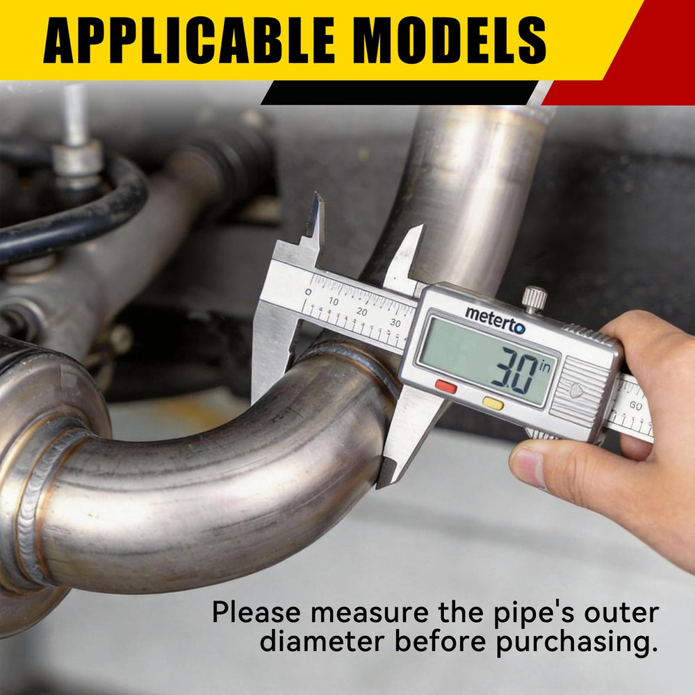 HUTUDAN stainless steel finish resists heat and corrosion in harsh road conditions.