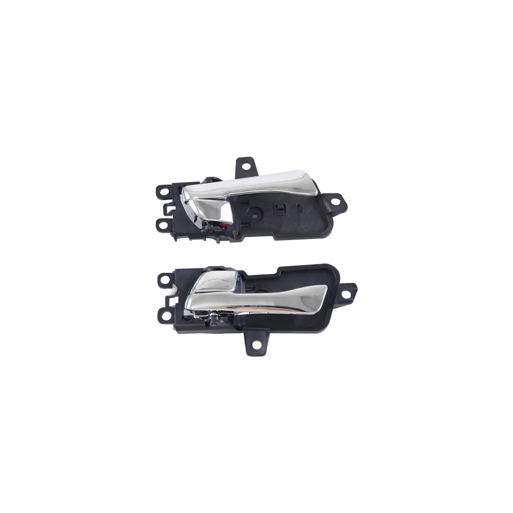 HUYILUN0104 chrome interior door handle left front close-up showing durable finish.