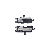 HUYILUN0104 chrome interior door handle left front close-up showing durable finish.